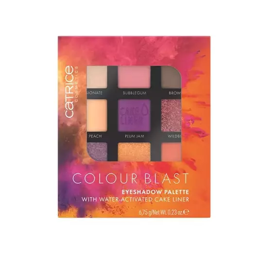 CATRICE COLOUR BLAST ПАЛИТРА ТЕНЕЙ ДЛЯ ВЕК 010 TANGERINE MEETS LILAC 6,75Г