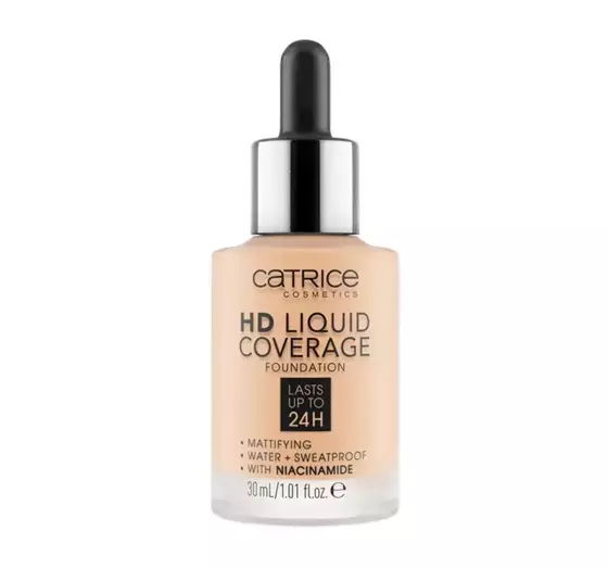 CATRICE HD LIQUID ЖИДКИЙ МАСКИРУЮЩИЙ ТОНАЛЬНЫЙ КРЕМ  005 IVORY BEIGE 30МЛ