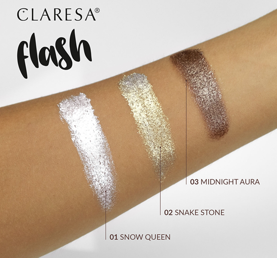 CLARESA FLASH ТЕНИ ДЛЯ ВЕК 02 SNAKE STONE 3Г