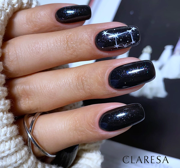 CLARESA SOAK OFF ГЕЛЬ-ЛАК GALAXY BLACK 5МЛ