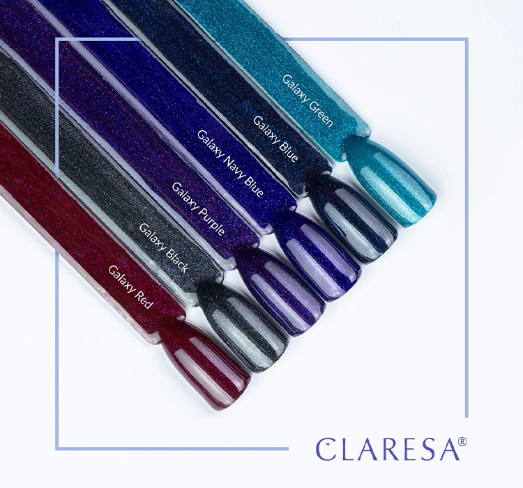 CLARESA SOAK OFF ГЕЛЬ-ЛАК GALAXY BLACK 5МЛ