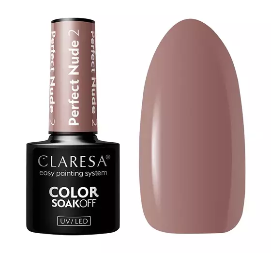 CLARESA SOAK OFF ГЕЛЬ-ЛАК PERFECT NUDE 2 5Г