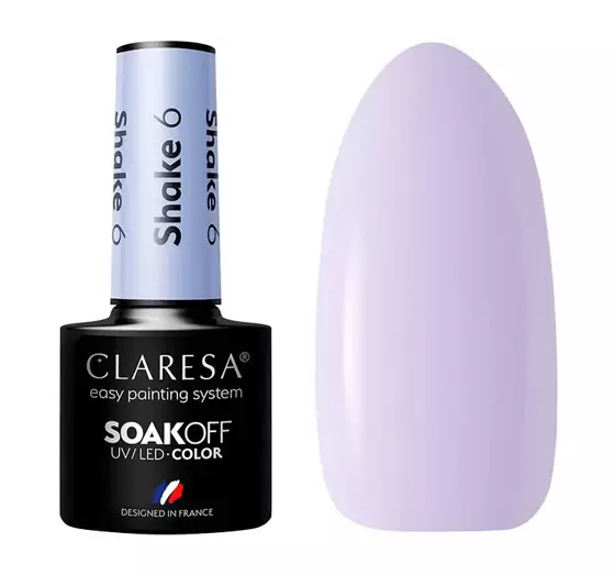 CLARESA SOAK OFF ГЕЛЬ-ЛАК SHAKE 6 5МЛ