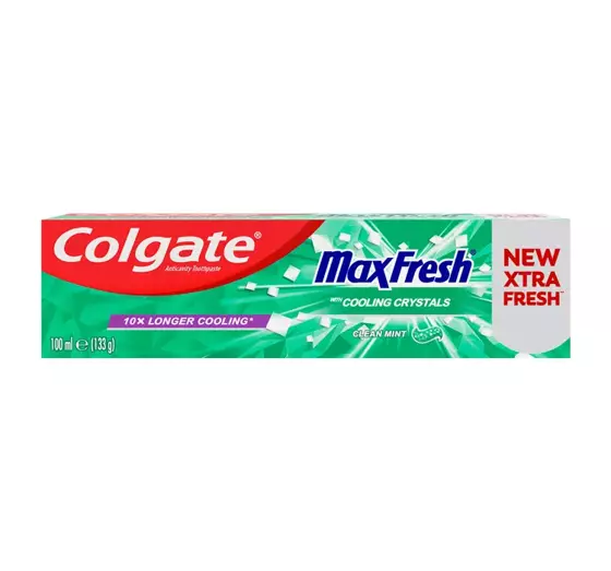 COLGATE MAX FRESH COOLING CRYSTALS CLEAN MINT ЗУБНАЯ ПАСТА 100МЛ