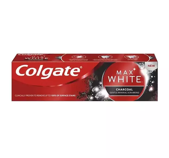 COLGATE MAX WHITE CHARCOAL ЗУБНАЯ ПАСТА 75МЛ