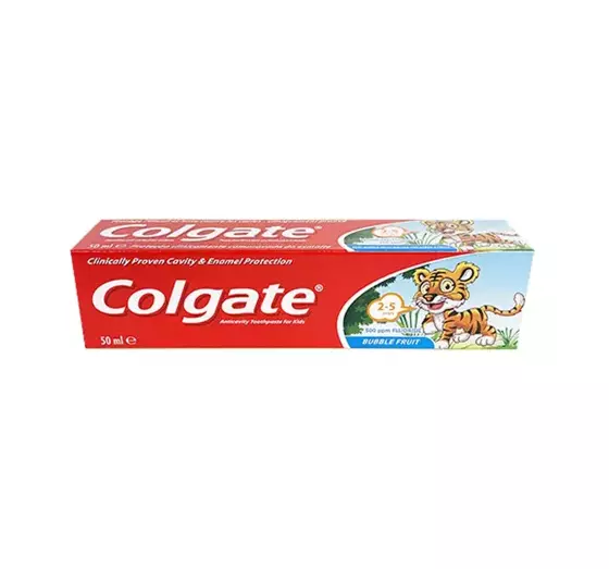 COLGATE ЗУБНАЯ ПАСТА ДЛЯ ДЕТЕЙ ФРУКТОВАЯ 50 МЛ