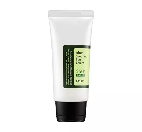 COSRX ALOE SOOTHING SUNCREAM СОЛНЦЕЗАЩИТНЫЙ КРЕМ ДЛЯ ЛИЦА  SPF50/PA+++ 50МЛ