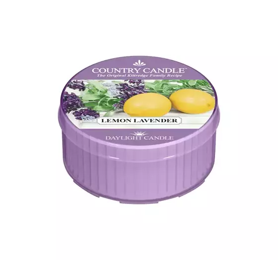 COUNTRY CANDLE DAYLIGHT АРОМАТИЧЕСКАЯ СВЕЧА LEMON LAVENDER 42Г