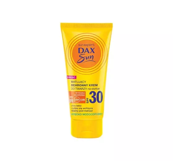 DAX SUN МАТИРУЮЩИЙ ЗАЩИТНЫЙ КРЕМ ДЛЯ ЛИЦА SPF30 50МЛ