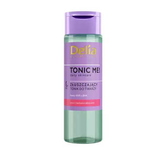 DELIA TONIC ME! ОТШЕЛУШИВАЮЩИЙ ТОНИК ДЛЯ ЛИЦА ДЛЯ КОЖИ С АКНЕ И НЕСОВЕРШЕНСТВАМИ 200МЛ