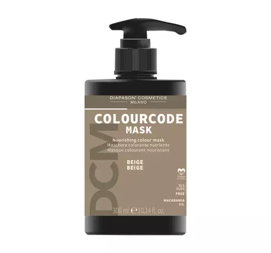 DIAPASON COSMETICS MILANO COLOURCODE ТОНИРУЮЩАЯ МАСКА ДЛЯ ВОЛОС BEIGE  300МЛ