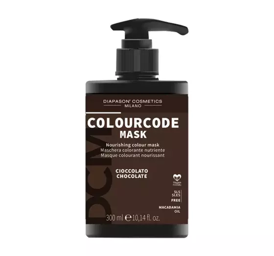 DIAPASON COSMETICS MILANO COLOURCODE ТОНИРУЮЩАЯ МАСКА ДЛЯ ВОЛОС CHOCOLATE 300МЛ