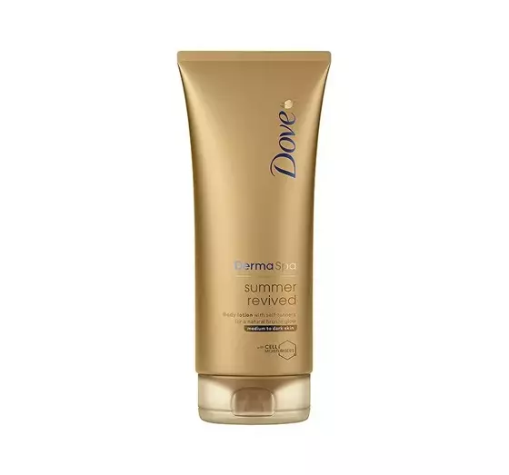 DOVE DERMA SPA SUMMER REVIVED БРОНЗИРУЮЩИЙ БАЛЬЗАМ ДЛЯ ТЕЛА ДЛЯ ТЕМНОЙ КОЖИ 200МЛ