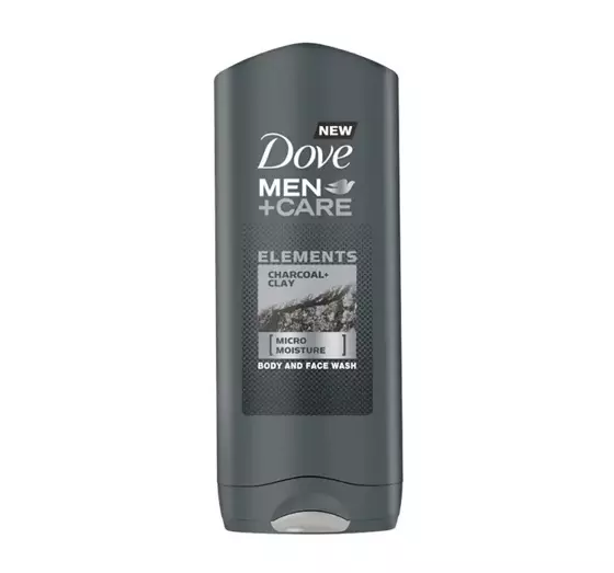 DOVE MEN +CARE ELEMENTS CHARCOAL + CLAY ГЕЛЬ ДЛЯ ДУША 400МЛ
