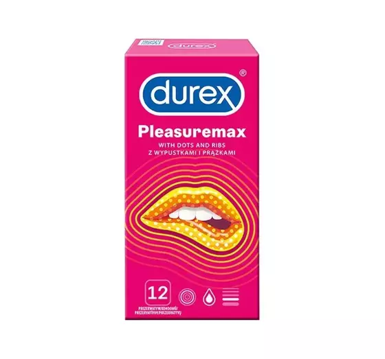 DUREX PLEASUREMAX ПРЕЗЕРВАТИВЫ 12 ШТУК