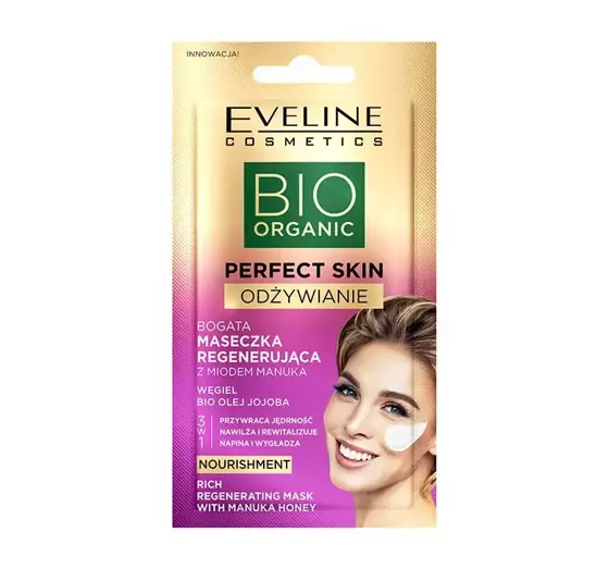 EVELINE BIO ORGANIC PERFECT SKIN РЕГЕНЕРИРУЮЩАЯ МАСКА 8МЛ