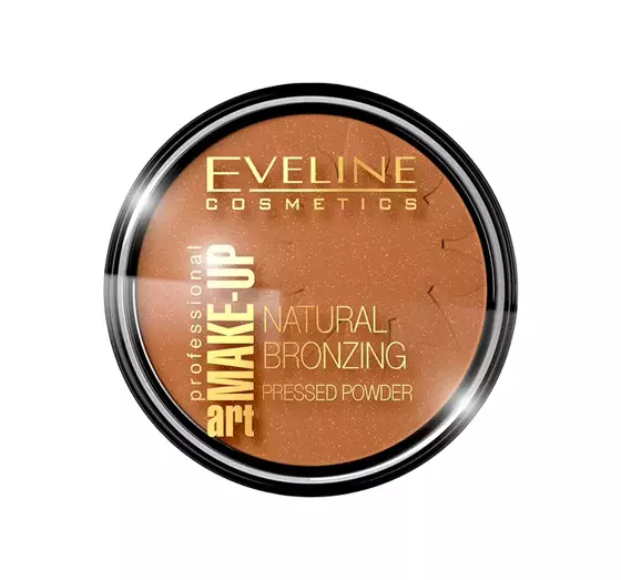 EVELINE PROFESSIONAL ART MAKE-UP NATURAL BRONZING БРОНЗИРУЮЩАЯ ПУДРА ДЛЯ ЛИЦА 50 SHINE 14Г