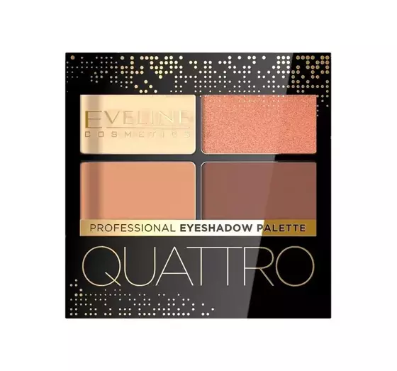 EVELINE QUATTRO EYESHADOW ПАЛЕТКА 4 ТЕНЕЙ ДЛЯ ВЕК 01 3,2Г