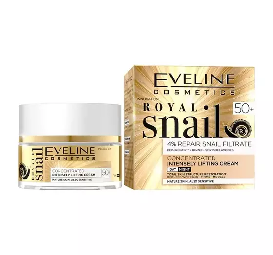 EVELINE ROYAL SNAIL КОНЦЕНТРИРОВАННЫЙ КРЕМ ИНТЕНСИВНЫЙ ЛИФТИНГ 50+ 50МЛ