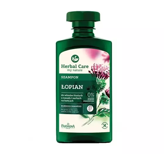 FARMONA HERBAL ШАМПУНЬ ДЛЯ ЖИРНЫХ ВОЛОС ЛОПУХ 