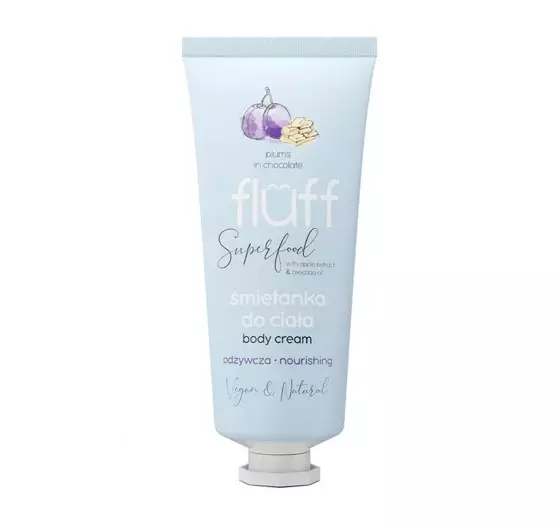 FLUFF УВЛАЖНЯЮЩИЙ БАЛЬЗАМ ДЛЯ ТЕЛА СЛИВА В ШОКОЛАДЕ 150ML