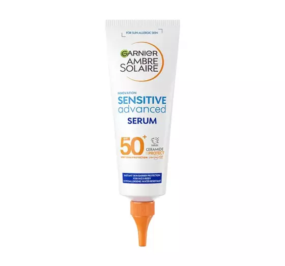 GARNIER AMBRE SOLAIRE ГИПОАЛЛЕРГЕННАЯ СОЛНЦЕЗАЩИТНАЯ СЫВОРОТКА ДЛЯ ЛИЦА И ТЕЛА SPF50+ 125МЛ