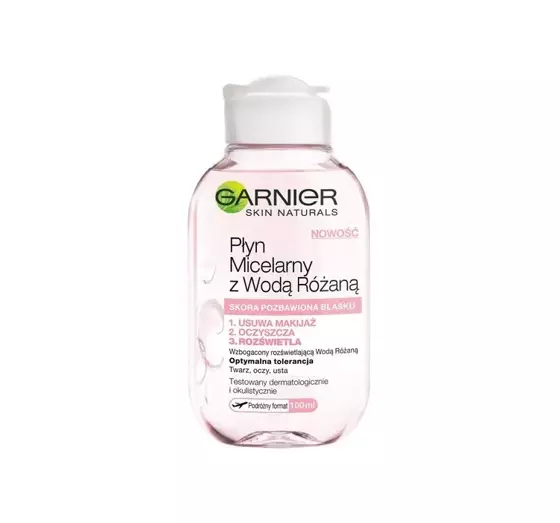 GARNIER SKIN NATURALS МИЦЕЛЛЯРНОЕ СРЕДСТВО С РОЗОВОЙ ВОДОЙ 100МЛ