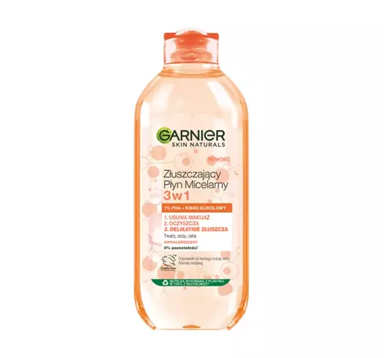 GARNIER SKIN NATURALS ОТШЕЛУШИВАЮЩАЯ МИЦЕЛЛЯРНАЯ ВОДА 3В1 400МЛ