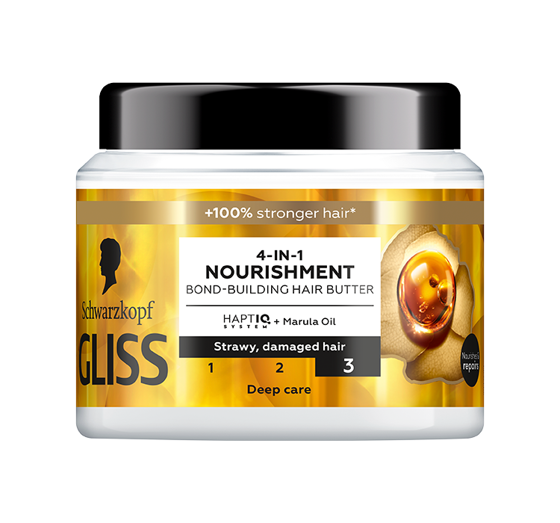 GLISS 4-IN-1 NOURISHMENT МАСКА ДЛЯ ВОЛОС 400МЛ