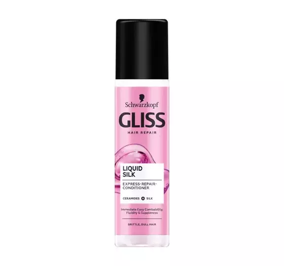 GLISS LIQUID SILK ЭКСПРЕСС-КОНДИЦИОНЕР ДЛЯ МАТОВЫХ И ЛОМКИХ ВОЛОС 200МЛ