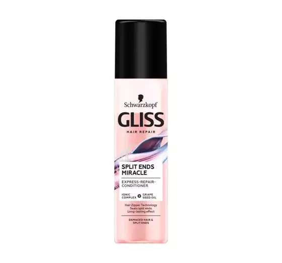 GLISS SPLIT ENDS MIRACLE ЭКСПРЕСС-КОНДИЦИОНЕР ДЛЯ ПОВРЕЖДЕННЫХ ВОЛОС С СЕКУЩИМИСЯ КОНЧИКАМИ 200МЛ