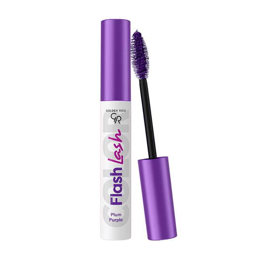 GOLDEN ROSE FLASH LASH ЦВЕТНАЯ ТУШЬ ДЛЯ РЕСНИЦ 07 PLUM PURPLE 9МЛ