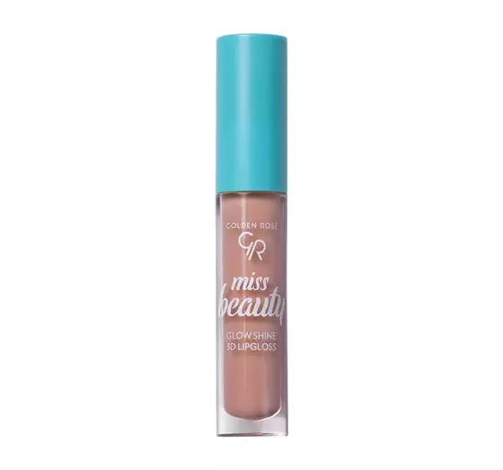 GOLDEN ROSE MISS BEAUTY GLOW SHINE 3D БЛЕСК ДЛЯ ГУБ 3 SOFT PEACH 4,5МЛ