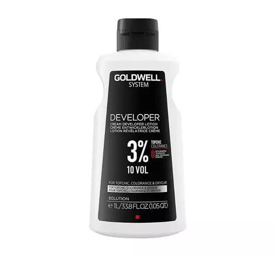 GOLDWELL TOPCHIC ОКИСЛИТЕЛЬ ДЛЯ КРАСКИ 3% 10 VOL 1000МЛ