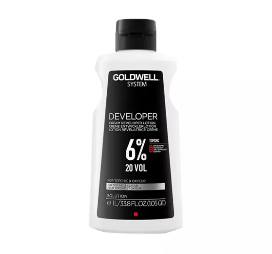 GOLDWELL TOPCHIC ОКИСЛИТЕЛЬ ДЛЯ КРАСКИ 6% 20 VOL 1000МЛ