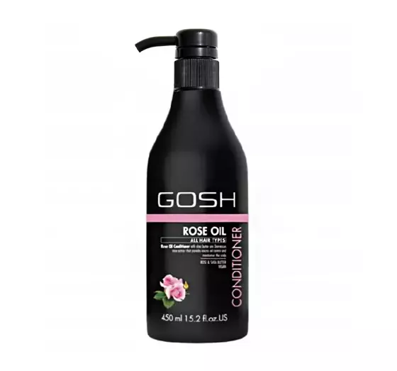 GOSH ROSE OIL ВЕГАНСКИЙ КОНДИЦИОНЕР ДЛЯ ЖИРНЫХ ВОЛОС 450МЛ