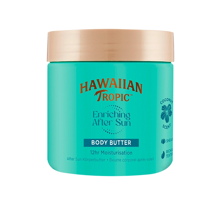 HAWAIIAN TROPIC AFTER SUN BODY BUTTER EXOTIC COCONUT КРЕМ-МАСЛО ДЛЯ ТЕЛА ПОСЛЕ ЗАГАРА 250МЛ