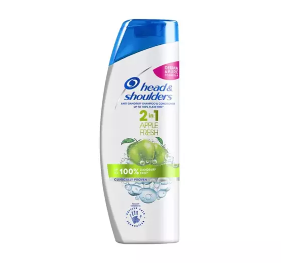 HEAD & SHOULDERS 2IN1 ШАМПУНЬ С КОНДИЦИОНЕРОМ APPLE FRESH 360МЛ