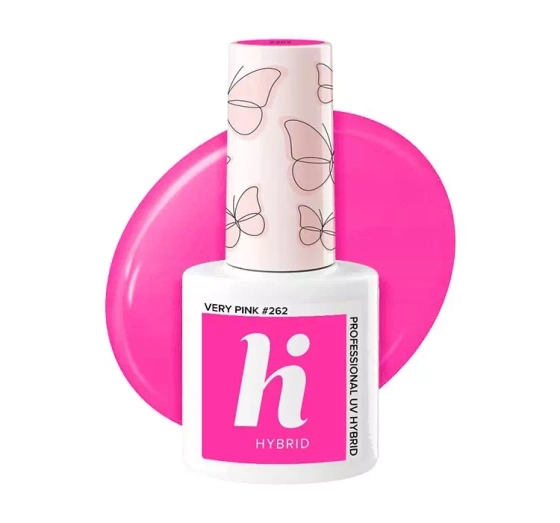 HI HYBRID ГЕЛЬ-ЛАК #262 VERY PINK 5МЛ