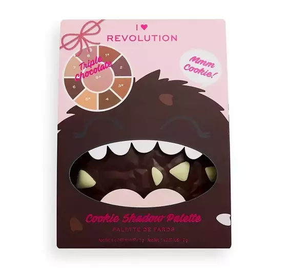 I HEART REVOLUTION COOKIE ПАЛЕТКА ТЕНЕЙ TRIPLE CHOCOLATE 10Г