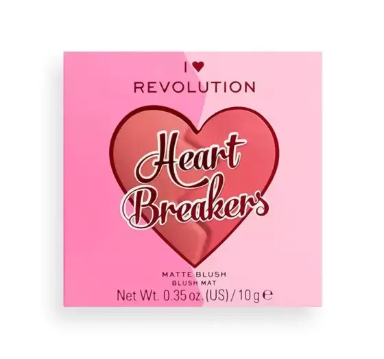 I HEART REVOLUTION HEART BREAKERS МАТОВЫЕ РУМЯНА CHARMING 10Г