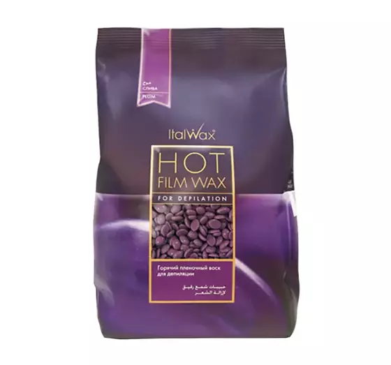 ITALWAX HOT FILM WAX ВОСК ДЛЯ ДЕПИЛЯЦИИ В ГРАНУЛАХ PLUM 1000Г