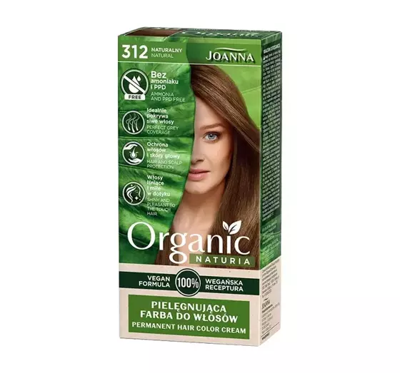 JOANNA NATURIA ORGANIC КРАСКА ДЛЯ ВОЛОС 312 NATURAL