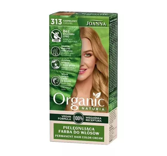 JOANNA NATURIA ORGANIC КРАСКА ДЛЯ ВОЛОС 313 CARAMEL