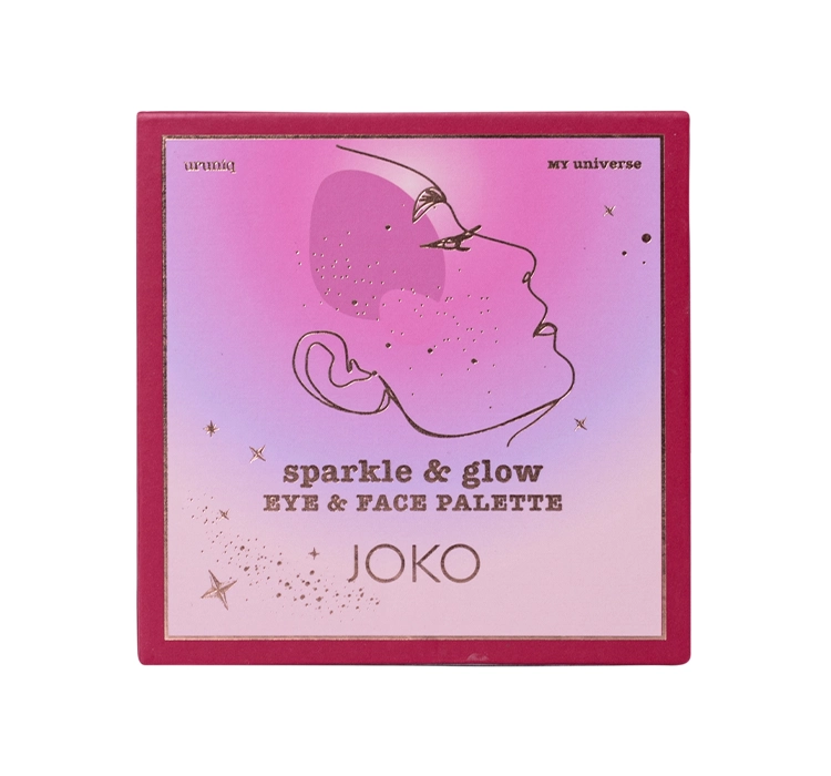 JOKO MY UNIVERSE SPARKLE&GLOW ПАЛЕТКА ДЛЯ ГЛАЗ И ЛИЦА