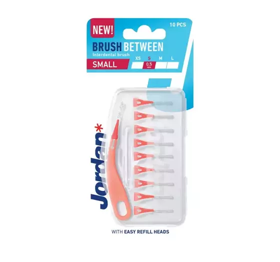 JORDAN BRUSH BETWEEN ЩЕТКИ ДЛЯ МЕЖЗУБНЫХ ПРОМЕЖУТКОВ S 0,5ММ 10 ШТУК