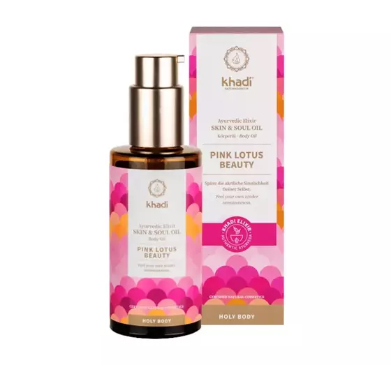 KHADI SKIN & SOUL УСПОКАИВАЮЩЕЕ МАСЛО PINK LOTUS BEAUTY 100МЛ