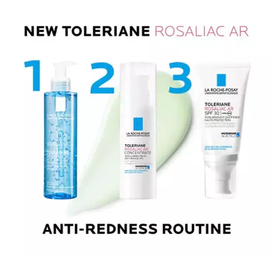 LA ROCHE-POSAY TOLERIANE ROSALIAC AR КРЕМ ДЛЯ ЛИЦА С ЗЕЛЕНЫМ ПИГМЕНТОМ 40МЛ