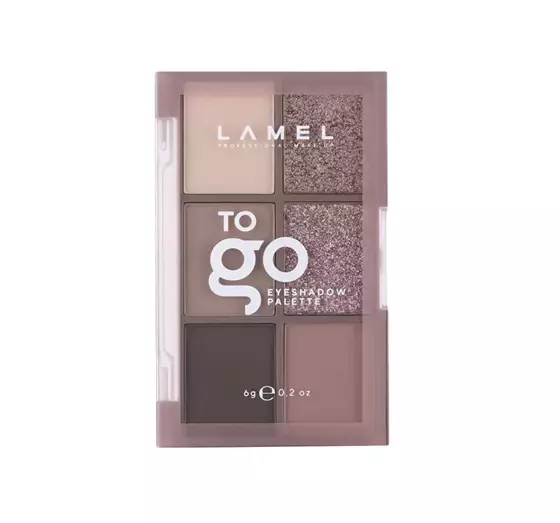 LAMEL TO GO КОМПАКТНАЯ ПАЛЕТКА ТЕНЕЙ ДЛЯ ВЕК 401 6Г