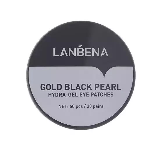 LANBENA HYDRAGEL EYE PATCHES ГИДРОГЕЛЕВЫЕ ПАТЧИ ПОД ГЛАЗА GOLD BLACK PEARL